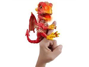 wowwee fingerlings untamed dragon  series 1  wildfire red