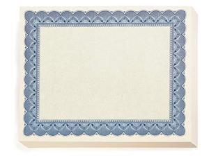 traditional blue standard parchment certificates, 100 count blank, blue enhancements on white 28 lb. parchment paper, 8.5 x 11 inches, laser and inkjet compatible traditional blue standard parchment certificates, 100 count blank, blue enhancements on white 28 lb. parchment paper, 8.5 x 11 inches, laser and inkjet compatible