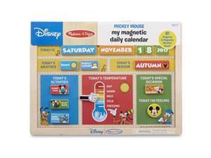 Melissa & Doug Disney Mickey Mouse Magnetic Chalkboard With 27 Wooden Alphabet Magnets