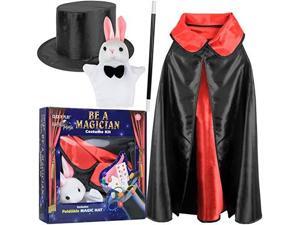 click n' play magician pretend play dress up set with accessories, hat & rabbit magic tricks, click n' play magician pretend play dress up set with accessories, hat & rabbit magic tricks,