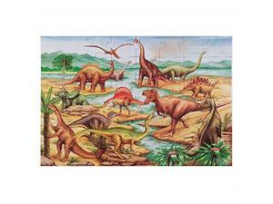 melissa & doug dinosaurs floor puzzle, extrathick cardboard construction, beautiful original artwork, 48 pieces, 2 x 3 melissa & doug dinosaurs floor puzzle, extrathick cardboard construction, beautiful original artwork, 48 pieces, 2 x 3