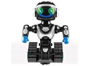 kids tech interactive robot bump & go, light up, 90 arm movement toy, white kids tech interactive robot bump & go, light up, 90 arm movement toy, white