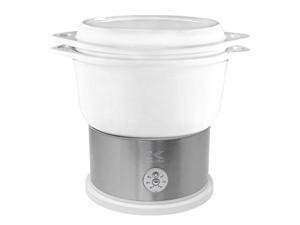 kalorik all natural bpa free ceramic food steamer, dg 44815 w, prepare healthy meals with smart digital onetouch control, 4.5 liter, white kalorik all natural bpa free ceramic food steamer, dg 44815 w, prepare healthy meals with smart digital onetouch control, 4.5 liter, white