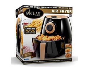 gotham steel air fryer xl 3.8 liter with rapid air technology for oil free healthy cooking adjustable temperature control with auto shutoffdishwasher safe with nonstick copper coatingas seen on tv