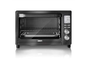 bialetti 35047 6slice convection toaster oven, black stainless steel bialetti 35047 6slice convection toaster oven, black stainless steel