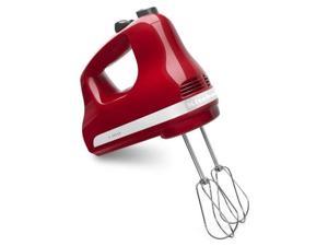 kitchenaid khm512er 5speed ultra power hand mixer, empire red