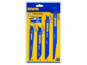irwin tools reciprocating saw blade set, 11piece 4935496