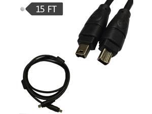 IEEE 1394 Firewire 400 to Firewire 400 Cable, 4 Pin/4Pin Male / Male 6 FT