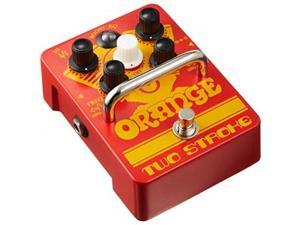 orange two stroke active dualparametric eq/boost guitar effects pedal