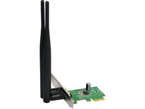 netis wf2113 wireless n 300mbps advanced pcie adapter, 5 dbi high gain antennas, 2t2r mimo, lowprofile bracket included