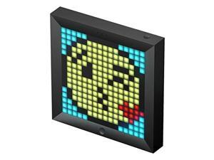 divoom pixoo digital frame with app controlled 16x16 led screen black divoom pixoo digital frame with app controlled 16x16 led screen black