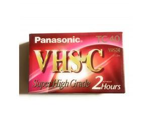 panasonic tc40 vhsc video tape for a vhsc camcorder