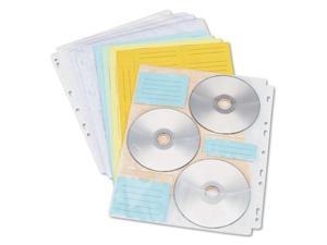 Innovera Two-Sided CD/DVD Pages for Three-Ring Binder, 10/Pack Innovera Two-Sided CD/DVD Pages for Three-Ring Binder, 10/Pack