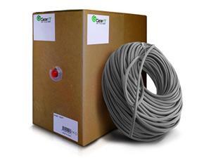 23AWG Solid Pure Bare Copper Wire 1000ft Network Internet Cord CMP No Logo UTP 550Mhz Gray 106204 Monoprice Cat6 Ethernet Bulk Cable Plenum
