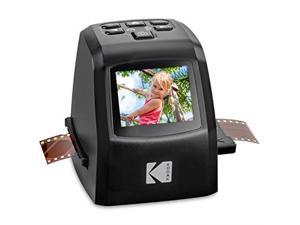 kodak mini digital film & slide scanner  converts 35mm, 126, 110, super 8 & 8mm film negatives & slides to 22 megapixel jpeg images  includes  2.4 lcd screen  easy load film adapters