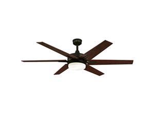 westinghouse lighting remote control included 7207800 cayuga 60inch oil rubbed bronze indoor ceiling fan, dimmable led light kit with opal frosted glass,