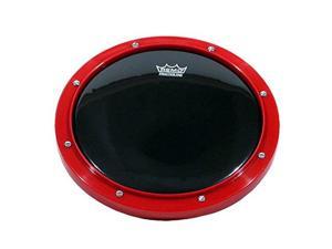 remo rt001058 10" red tunable practice pad with ambassador ebony drumhead remo rt001058 10" red tunable practice pad with ambassador ebony drumhead