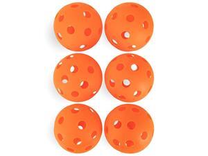 crown sporting goods 6pack of 12inch plastic softballs perforated practice balls for sports training & wiffle ball orange crown sporting goods 6pack of 12inch plastic softballs perforated practice balls for sports training & wiffle ball orange