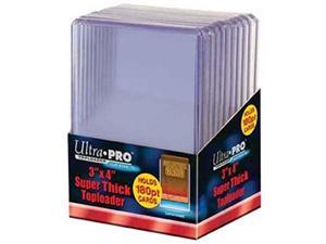 ultra pro 2 180pt top loader packs 10 toploaders per pack 20 total thick baseball, basketball, hockey, football cards ie memorabilia ultra pro 2 180pt top loader packs 10 toploaders per pack 20 total thick baseball, basketball, hockey, football cards ie memorabilia