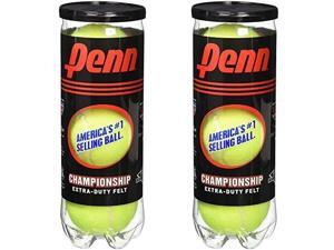 penn 55108 tennis balls hiintensity yellow 2 can pack 6 balls penn 55108 tennis balls hiintensity yellow 2 can pack 6 balls