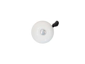 firmstrong classic beach cruiser bicycle bell, white