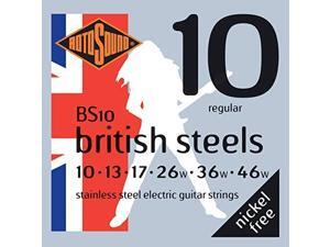 rotosound bs10 british steel electric guitar strings 1046 rotosound bs10 british steel electric guitar strings 1046