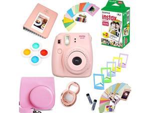 DURAGADGET Hard Pink Digital Camera Carry Case with Belt Clip for Fujifilm Finepix Models 