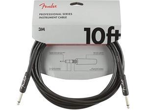 fender professional 10' instrument cable  black