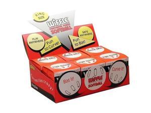 wiffle 6 softball sized 12" balls in a countertop display wiffle 6 softball sized 12" balls in a countertop display
