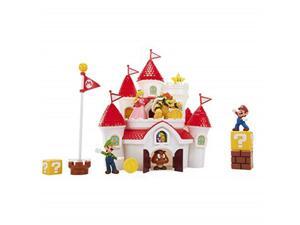 nintendo super mario deluxe mushroom kingdom castle playset with 5 figures & 4 accessories nintendo super mario deluxe mushroom kingdom castle playset with 5 figures & 4 accessories