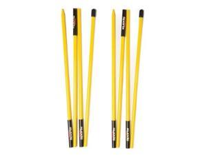 pridesports golf alignment stick set of 2, yellow