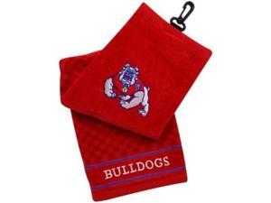 fresno state bulldogs embroidered towel from team golf