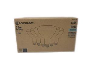 ecosmart 75w led br40 dimmable floodlights daylight 6pack