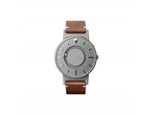 eone bradley titanium watch classic italian brown leather
