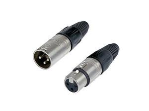 neutrik nc3fx & nc3mx male & female, 3pin xlr female cable connector with nickel housing and silver contacts mt xlr neutrik nc3fx & nc3mx male & female, 3pin xlr female cable connector with nickel housing and silver contacts mt xlr