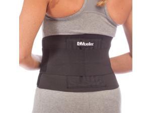 mueller adjustable back brace, black, one size mueller adjustable back brace, black, one size