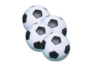 fat cat foosball/soccer game table soccer balls: 36 mm regulation size foosballs, black/white, 4 pack