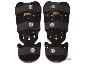 pro force lightning shin/instep guards black child small pro force lightning shin/instep guards black child small