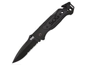sog tactical folding knife escape pocket knife, emergency knife and survival knife w/ 3.4 inch serrated edge knife blade and glass breaker ff25cp sog tactical folding knife escape pocket knife, emergency knife and survival knife w/ 3.4 inch serrated edge knife blade and glass breaker ff25cp