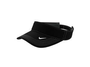 nike golf drifit swoosh visor, 429466, black, no size nike golf drifit swoosh visor, 429466, black, no size