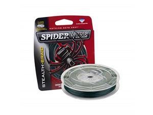 spiderwire scs15g125 braided stealth superline, moss green, 15 pound, 125 yards
