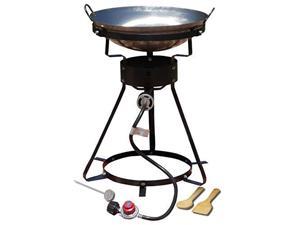 king kooker 24wc heavyduty 24inch portable propane outdoor cooker with 18inch steel wok