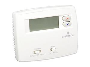 emerson 1f86 0244 non programmable thermostat 1h/1c, blue