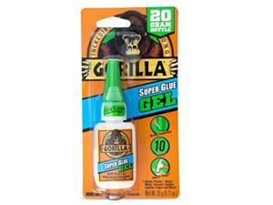 gorilla super glue gel, 20 gram, clear