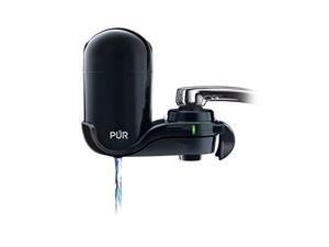 pur fm2000b classic vertical water filtration faucet mount, black