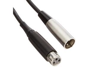 shure c25b 25feet heavyduty cable xlr connector on microphone end, black
