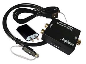 edtree digital optical coax toslink s/pdif to analog coaxial rca audio converter adapter with fiber cable with volume control edtree digital optical coax toslink s/pdif to analog coaxial rca audio converter adapter with fiber cable with volume control