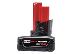 milwaukee 48112460 m12 redlithium xc6.0 extended capacity battery pack milwaukee 48112460 m12 redlithium xc6.0 extended capacity battery pack