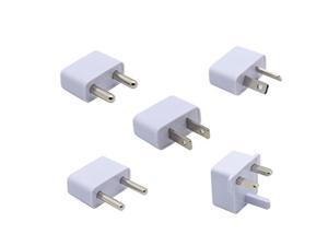 5 piece international ac plug adapter set for europe; middle east & africa; asia pacific; south america; & south pacific by lenmar 5 piece international ac plug adapter set for europe; middle east & africa; asia pacific; south america; & south pacific by lenmar