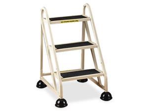 cramer 103019 stopstep ladder 3 steps 27inch high top step, beige